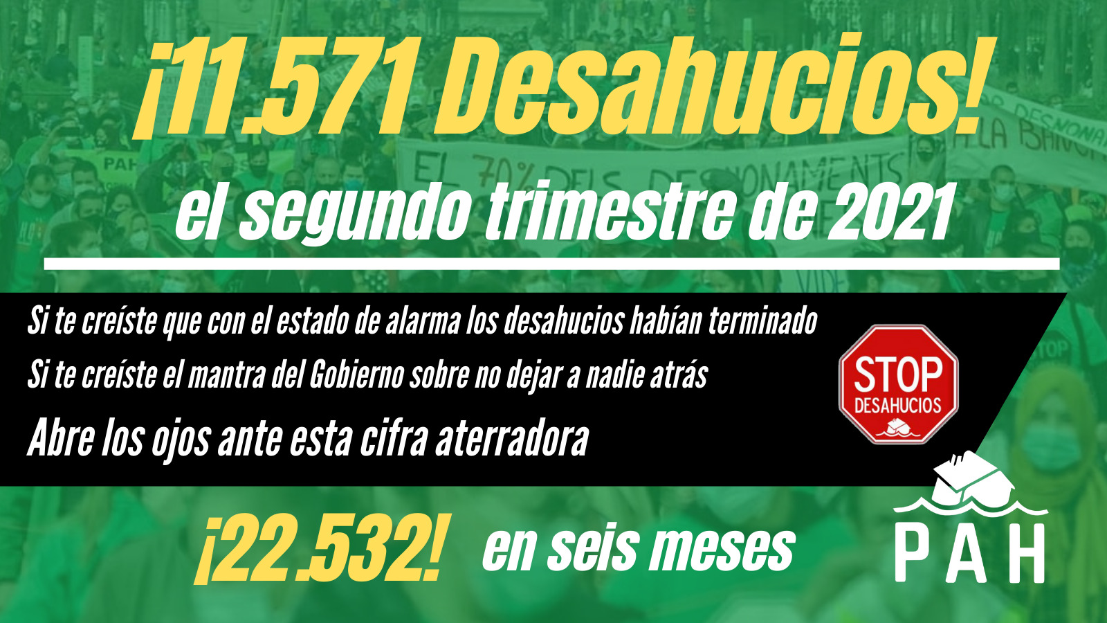 Read more about the article A pesar de la moratoria los desahucios siguen subiendo