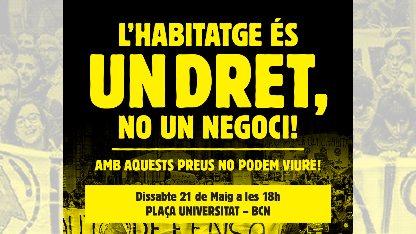 Lee más sobre el artículo Manifest «L’habitatge és un dret, no un negoci!»