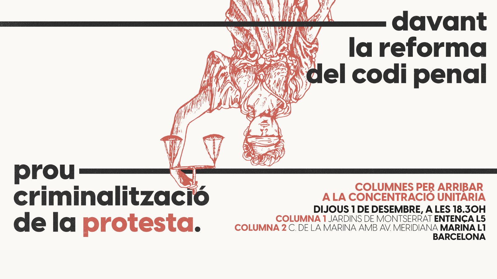 Read more about the article Prou criminalització de la protesta!