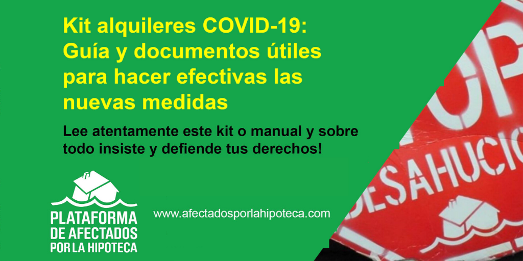 You are currently viewing Kit alquileres COVID-19: Guía y documentos útiles para hacer efectivas las medidas