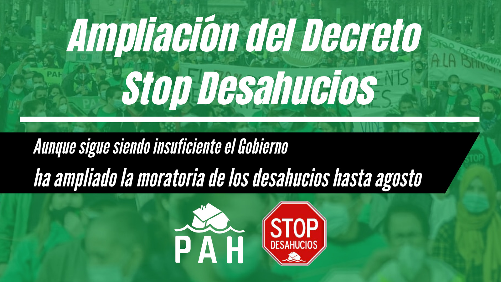 Read more about the article La moratoria de desahucios se amplía hasta el 9 de agosto